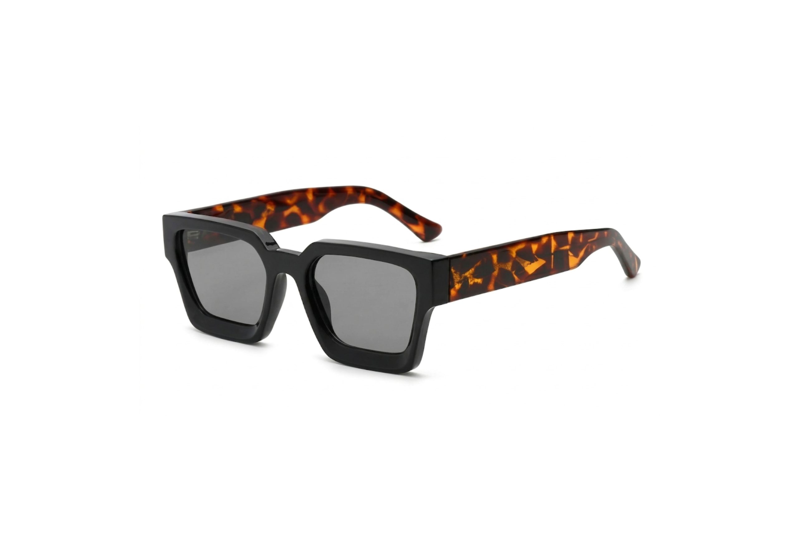 Shadow Ridge Square Acetate brown tortoiseshell Dark grey Unisex Sunglasses
