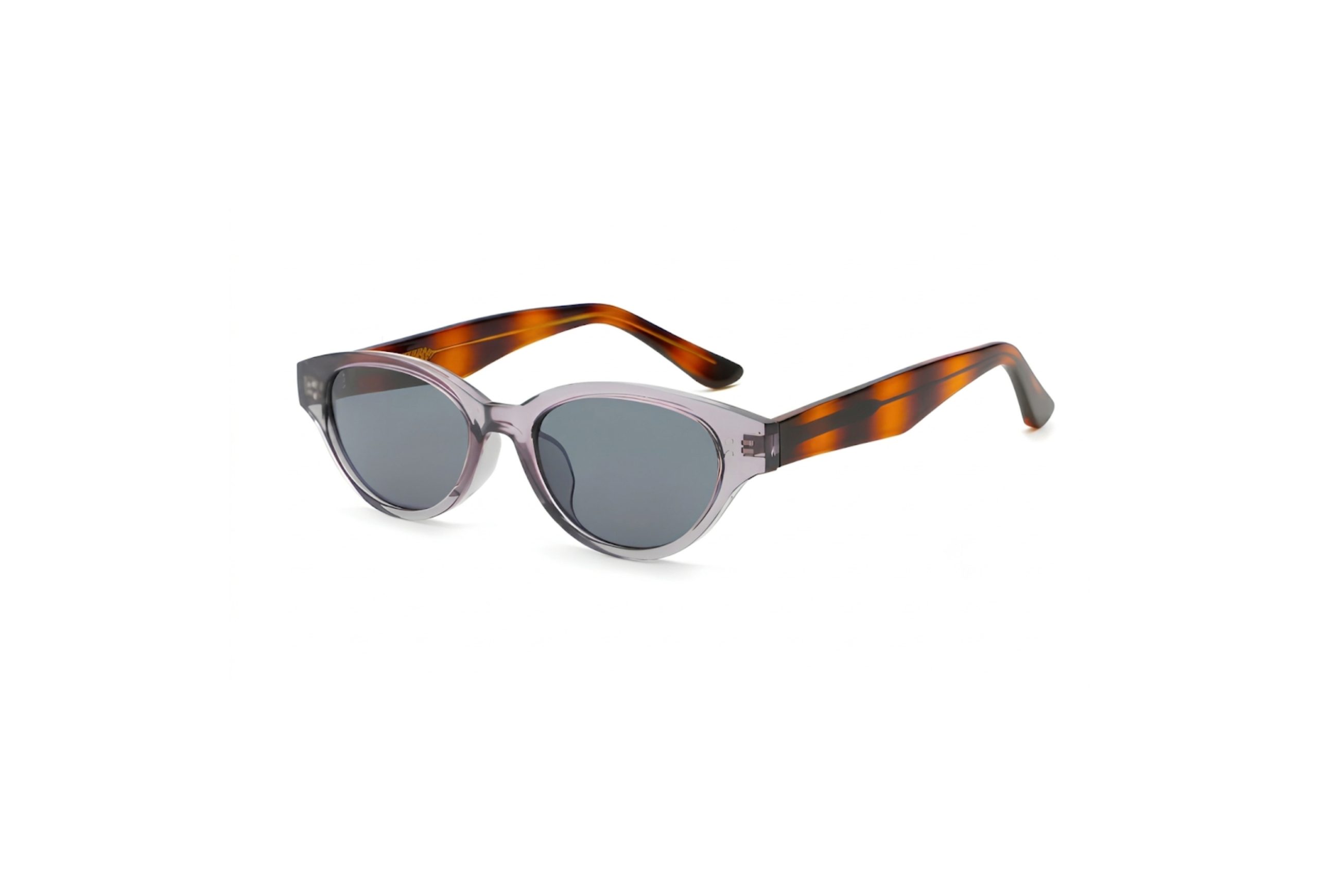 Prism Vista Cat-Eye Translucent Grey / Tortoiseshell Unisex Sunglasses