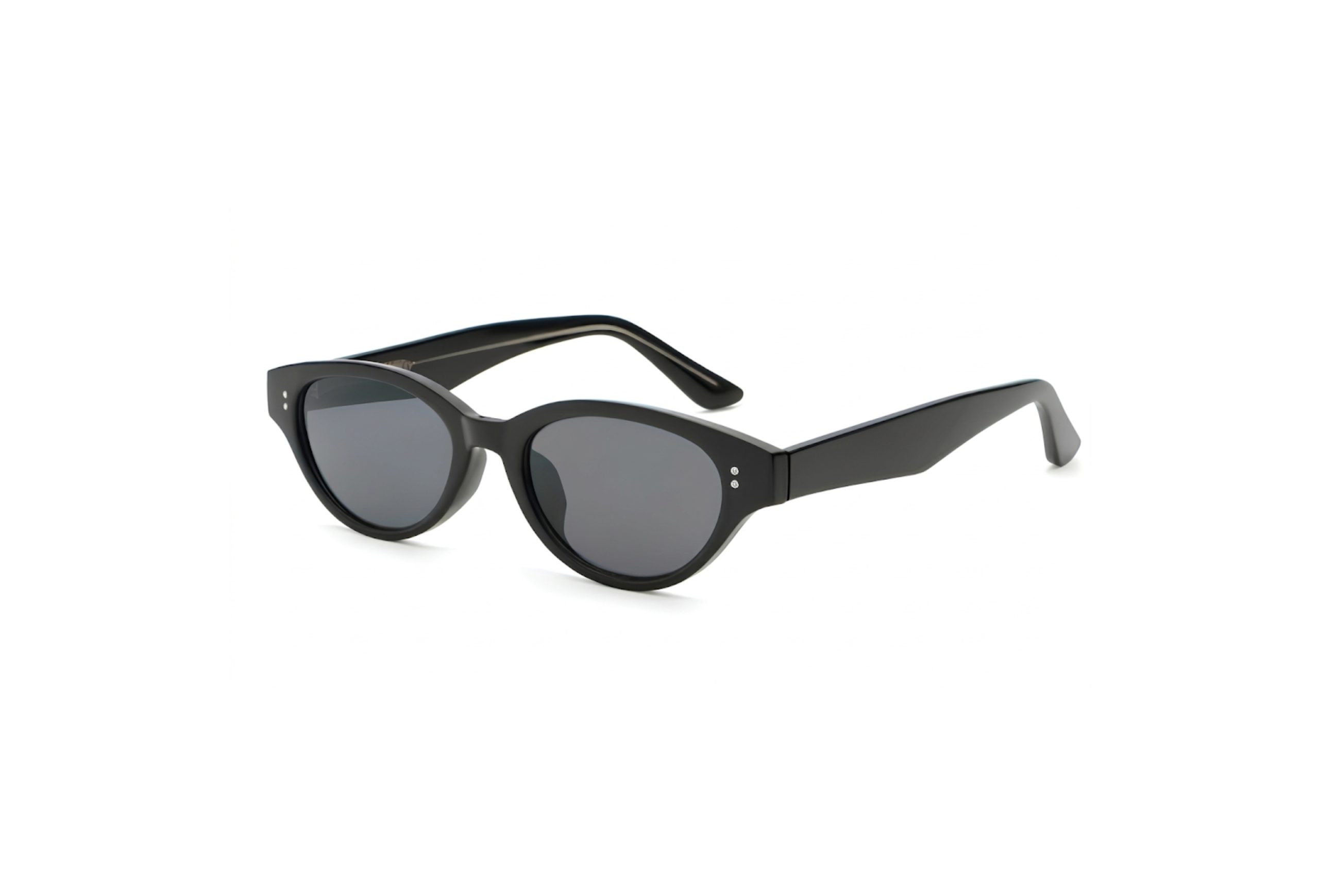 Prism Vista Cat-Eye Dark Solid Black / Dark Grey Unisex Sunglasses