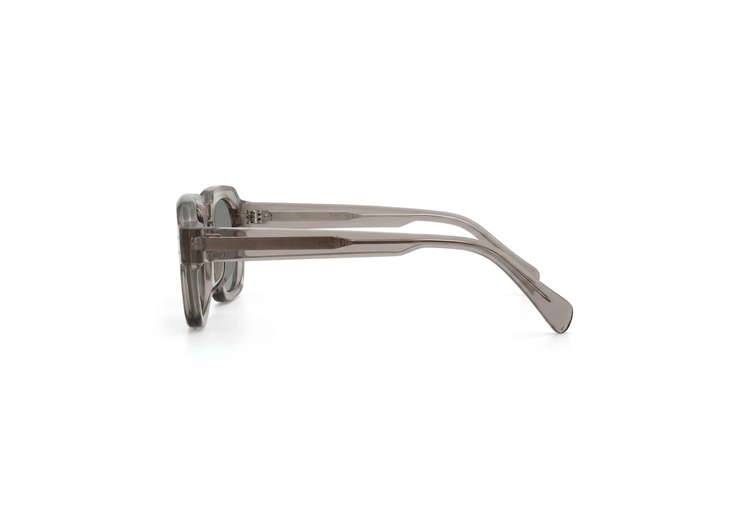 Shadow Ridge Square Acetate Translucent grey / Dark grey Unisex Sunglasses - Image 2