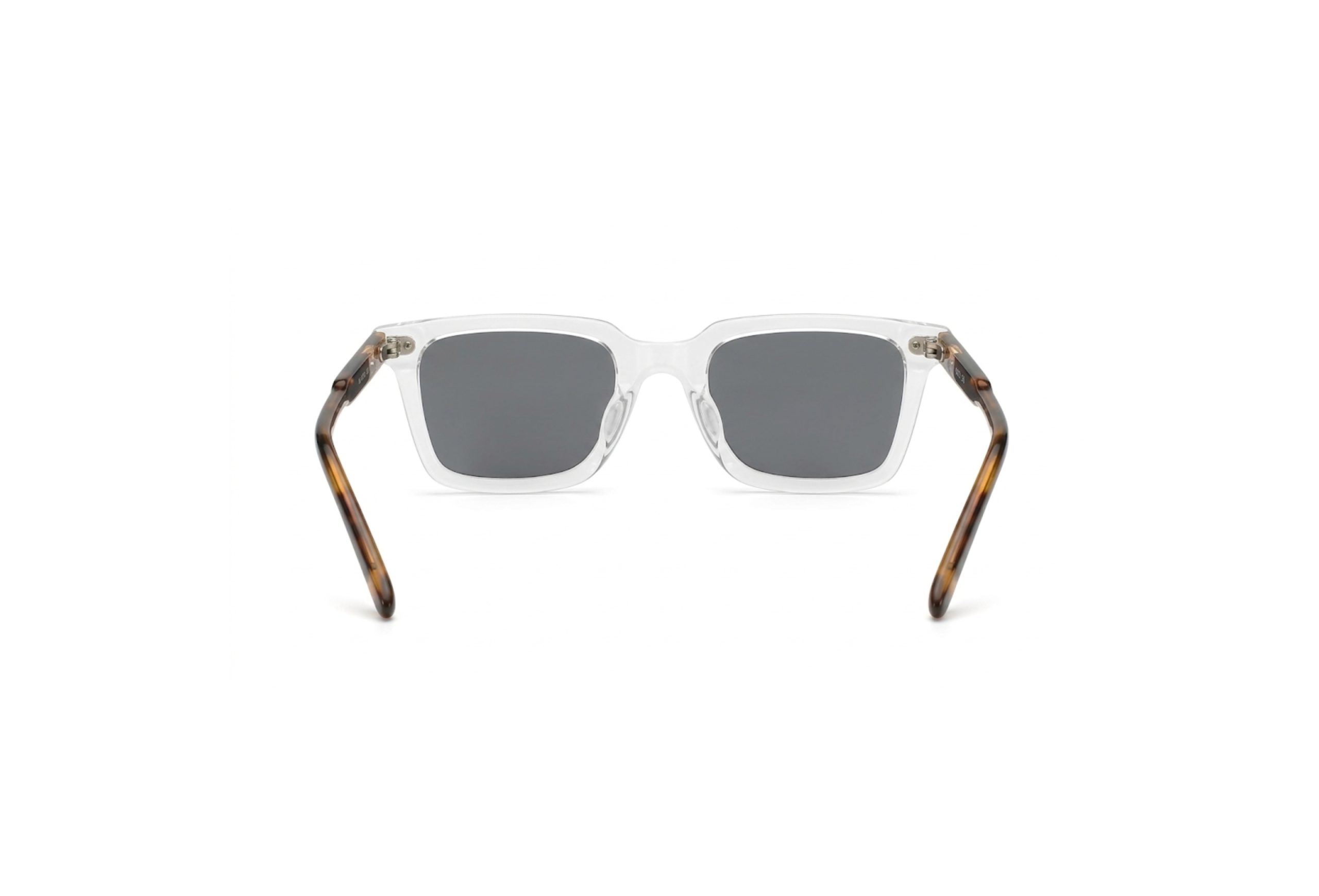 Vanguard Dual-Dot Square Crystal Clear Dark Grey Unisex Sunglasses - Image 3