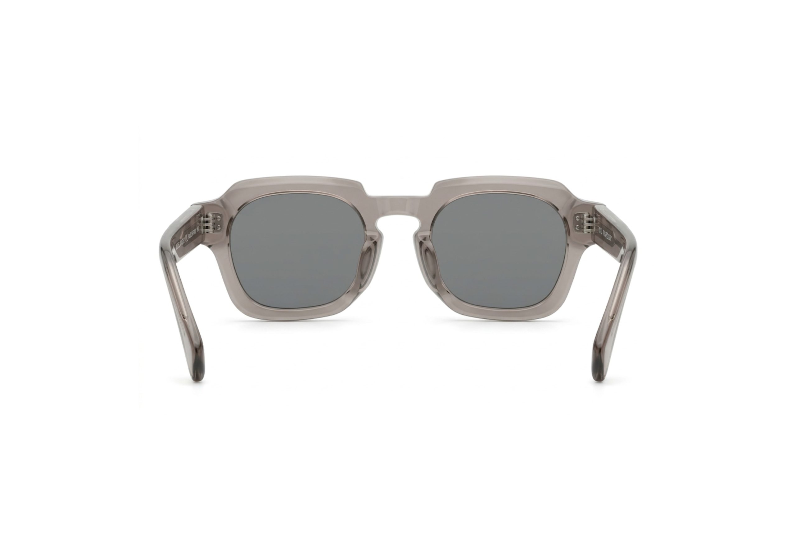 Shadow Ridge Square Acetate Translucent grey / Dark grey Unisex Sunglasses - Image 3