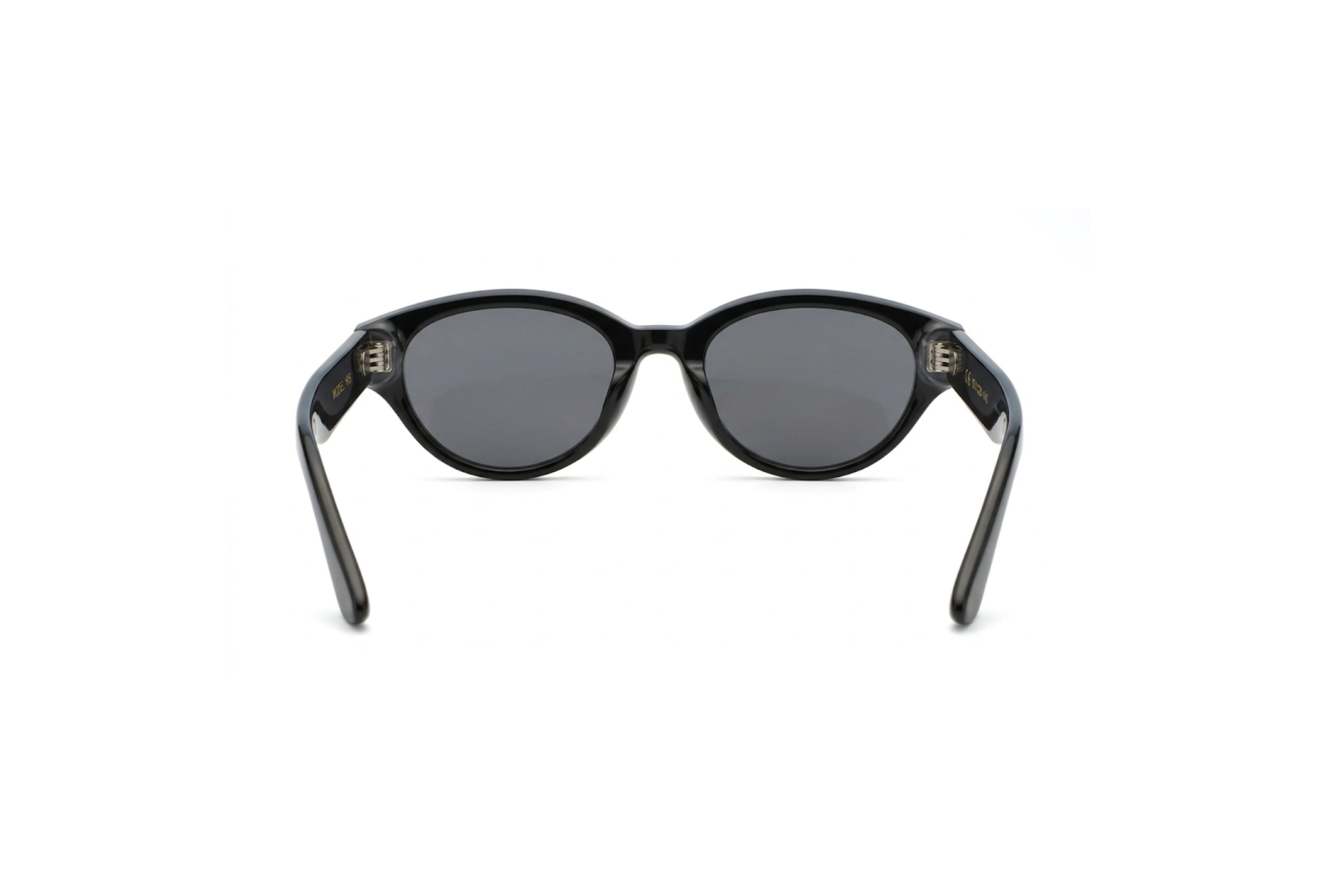 Prism Vista Cat-Eye Dark Solid Black / Dark Grey Unisex Sunglasses - Image 3