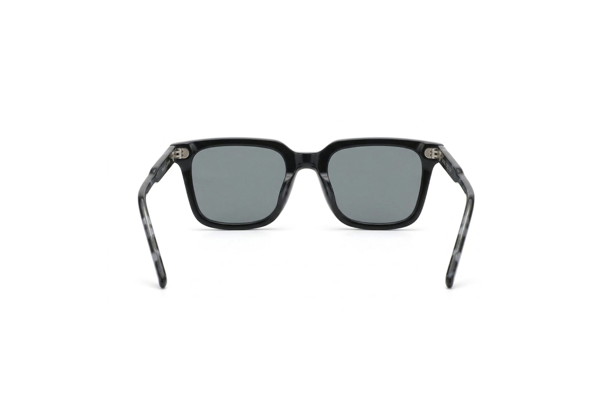 Vanguard Dual-Dot Square Glossy Black Sunglasses - Image 3