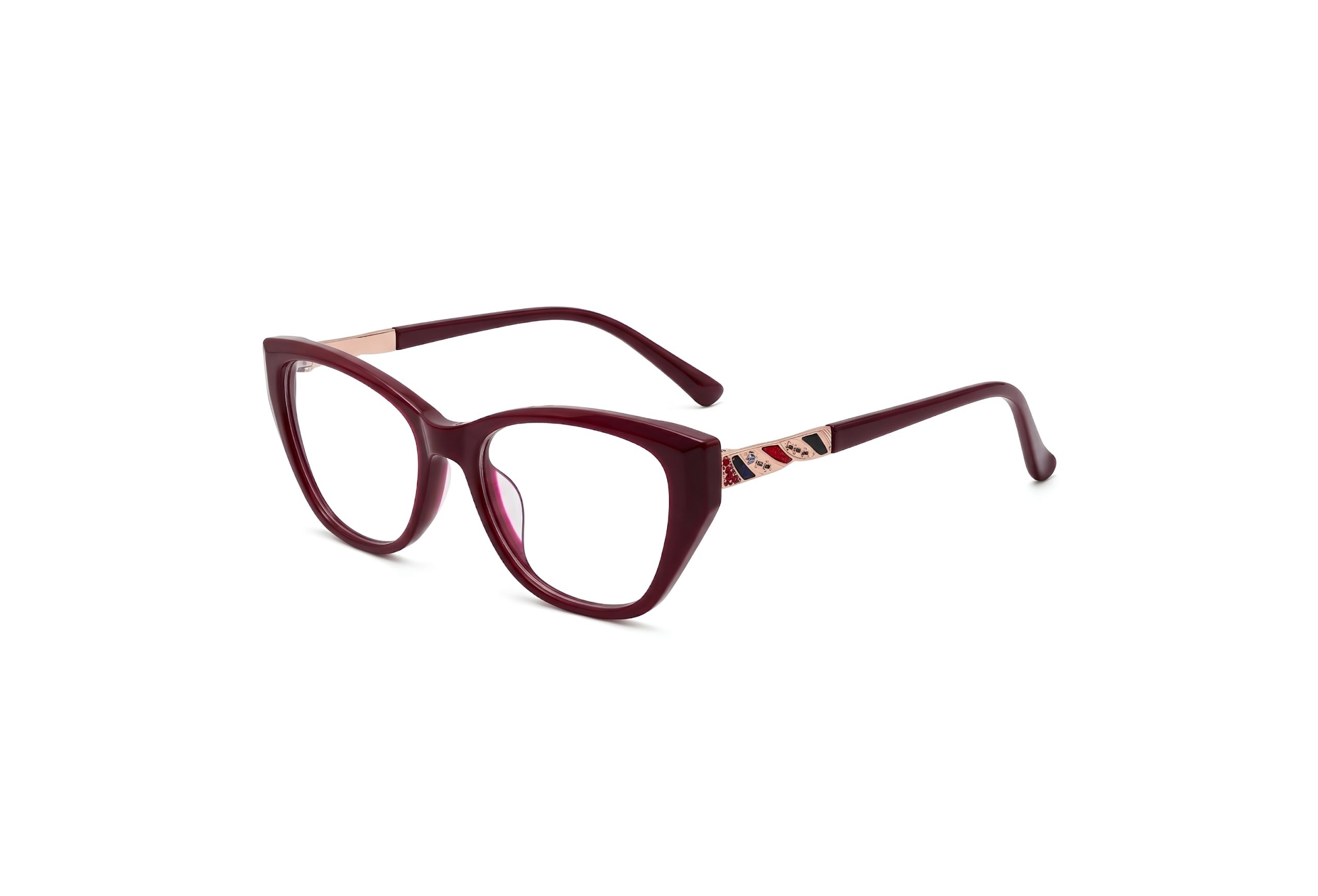 Lumina Silhouette Cat-Eye Frame Women Brown