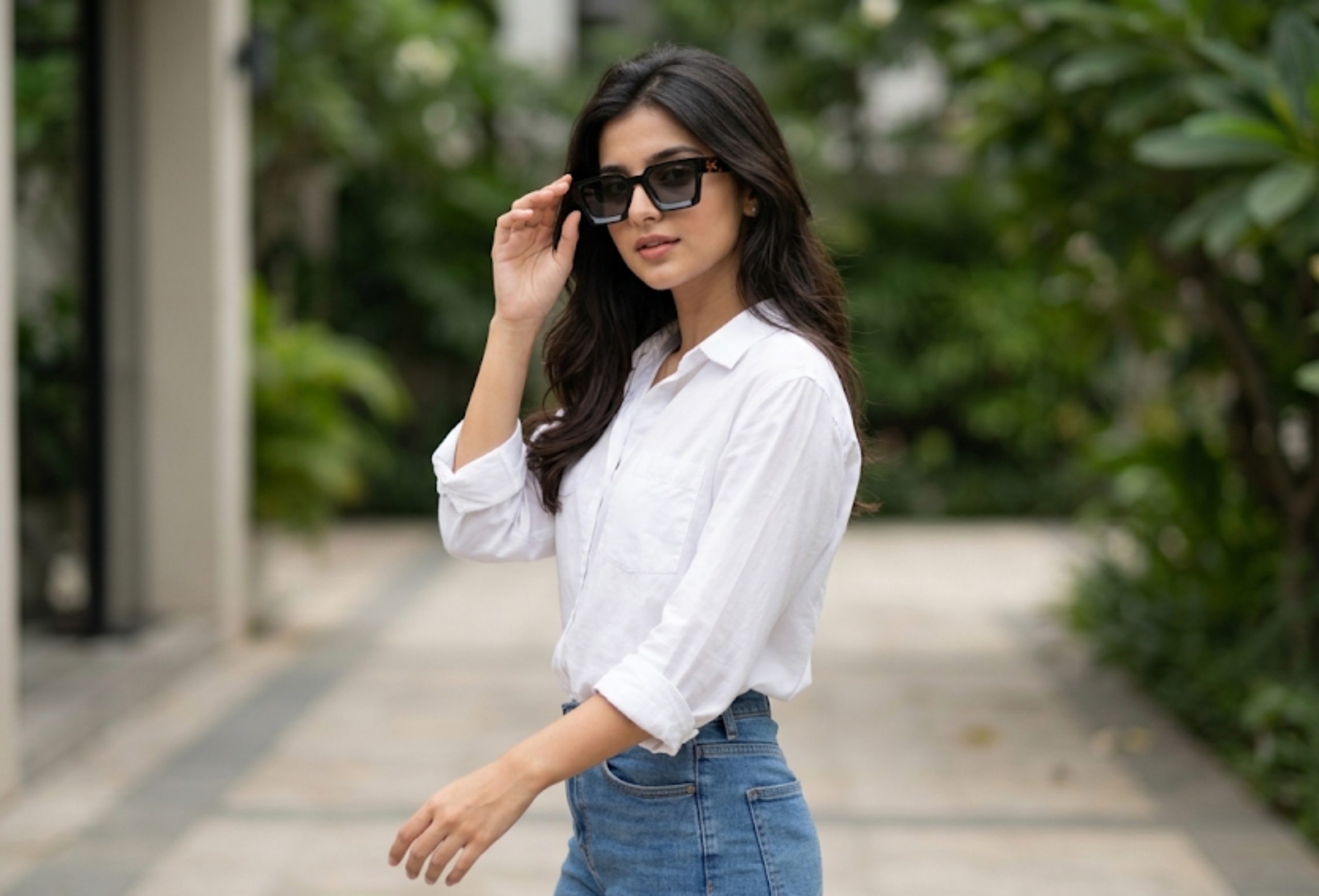 Shadow Ridge Square Acetate brown tortoiseshell Dark grey Unisex Sunglasses - Image 4