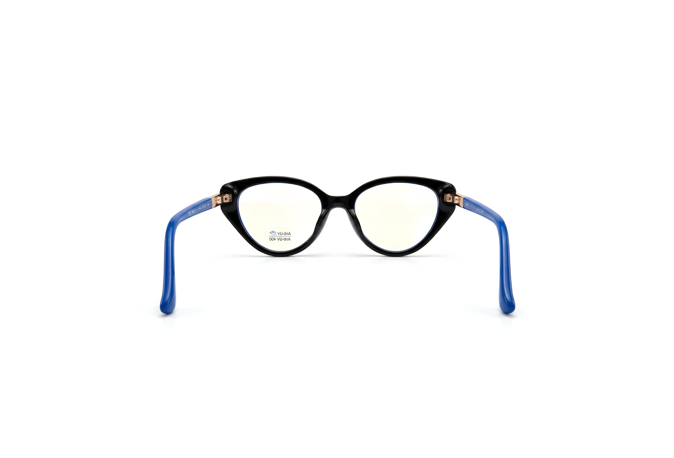 Lumina Shield Oval Cat-Eye Frame Women Glossy Black - Image 3